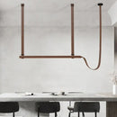 GobekUsa LED Chandelier for Dining Room Bar Kitchen - Minimalist Art Deco Hang Lamp