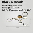 GobekUsa LED Chandelier for Home Decor, Brightness Adjustable, Living Room, Dining Room Lighting