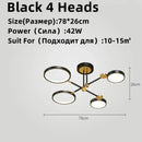 GobekUsa LED Chandelier for Home Decor, Brightness Adjustable, Living Room, Dining Room Lighting
