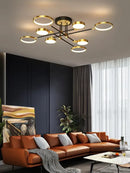 GobekUsa LED Chandelier for Home Decor, Brightness Adjustable, Living Room, Dining Room Lighting