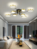 GobekUsa LED Chandelier for Home Decor, Brightness Adjustable, Living Room, Dining Room Lighting