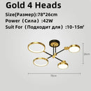 GobekUsa LED Chandelier for Home Decor, Brightness Adjustable, Living Room, Dining Room Lighting