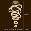 GobekUsa LED Chandelier for Modern Bedroom Living Room Decor Lighting
