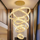 GobekUsa LED Chandelier for Modern Bedroom Living Room Decor Lighting