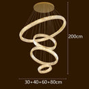 GobekUsa LED Chandelier for Modern Bedroom Living Room Decor Lighting