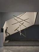 GobekUsa LED Chandelier for Modern Duplex Interior, Loft Decor, Living & Dining Room Lighting