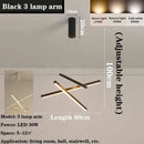 GobekUsa LED Chandelier for Modern Duplex Interior, Loft Decor, Living & Dining Room Lighting