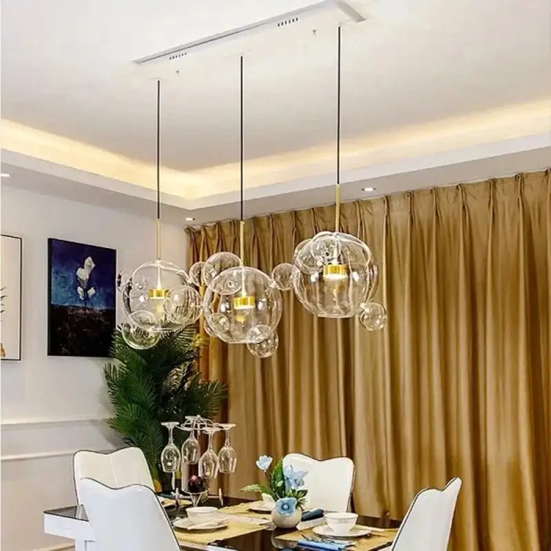 GobekUsa LED Chandelier for Nordic Decor - Bubble Ball, photo 7 of 39