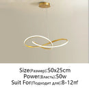 GobekUsa LED Chandelier Light: Modern Aluminum Acrylic Pendant for Dining Room & Restaurant