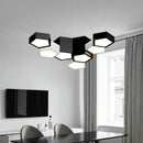 GobekUsa LED Chandelier Light Remote Dimming Pendant Minimalist Indoor Lighting