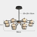 GobekUsa LED Chandelier Lighting for Living, Bedroom, Dining Room - Pendant Lamp Fixture