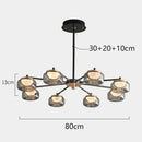 GobekUsa LED Chandelier Lighting for Living, Bedroom, Dining Room - Pendant Lamp Fixture