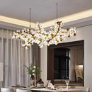 GobekUsa LED Chandelier Lighting for Living Room Salon Bedroom Dining Room Decor