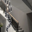 GobekUsa LED Chandelier Lighting for Staircase in Gold/Black/Silver/Coffe - Duplex & Villa Attic Suitable