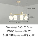 GobekUsa LED Chandelier Lights 8-12 Heads Indoor Lighting Fixture for Home Decor