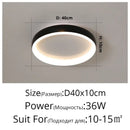 GobekUsa LED Chandelier Lights for Home Living Study Room Bedroom Hall Lighting