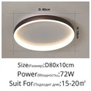 GobekUsa LED Chandelier Lights for Home Living Study Room Bedroom Hall Lighting