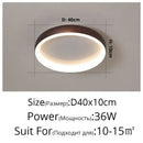 GobekUsa LED Chandelier Lights for Home Living Study Room Bedroom Hall Lighting