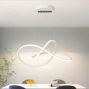 GobekUsa LED Chandelier Lights Indoor Lighting Room Decor White Black Lamps With Spotlight