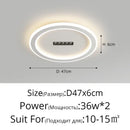 GobekUsa LED Chandelier Lights Indoor Lighting Room Decor White Black Lamps With Spotlight