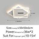 GobekUsa LED Chandelier Lights Indoor Lighting Room Decor White Black Lamps With Spotlight