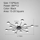 GobekUsa LED Chandelier Lights: Modern, Creative Home Indoor Lighting Fixtures for Living Room, Bedroom, Kitchen