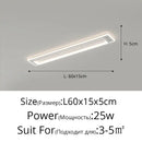 GobekUsa LED Chandelier Lights Remote Dimming Black White Modern Long Living Room Bedroom Hall Lamps