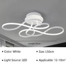 GobekUsa LED Chandelier Modern Ceiling Lamp for Living Dining Bedroom Home Lighting