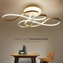 GobekUsa LED Chandelier Modern Ceiling Lamp for Living Dining Bedroom Home Lighting