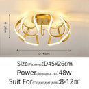 GobekUsa LED Chandelier Modern Indoor Lighting for Living Room Study Parlor Bedroom