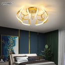 GobekUsa LED Chandelier Modern Indoor Lighting for Living Room Study Parlor Bedroom