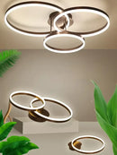 GobekUsa LED Chandelier Modern Style Ceiling Lamp Bedroom Dining Room Light