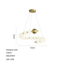 GobekUsa LED Chandelier Necklace Lighting for Dinning Room