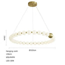 GobekUsa LED Chandelier Necklace Lighting for Dinning Room