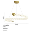 GobekUsa LED Chandelier Necklace Lighting for Dinning Room