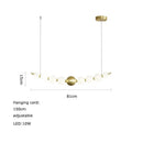 GobekUsa LED Chandelier Necklace Lighting for Dinning Room