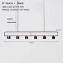 GobekUsa LED Chandelier Pendant Lamp for Modern Dining Room, Cafe & Bar