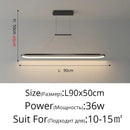GobekUsa LED Chandelier Pendant Light for Kitchen Bedroom Dining Living Room