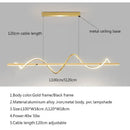 GobekUsa LED Chandelier Pendant Light Modern Minimalist 120cm Ceiling Mounted Lighting