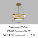 GobekUsa LED Chandelier Pendant Light with Remote Control for Home Decor