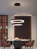 GobekUsa LED Chandelier Pendant Light with Remote Control for Home Decor