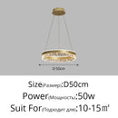 GobekUsa LED Chandelier Pendant Light with Remote Control for Home Decor