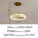 GobekUsa LED Chandelier Pendant Light with Remote Control for Home Decor