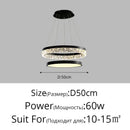 GobekUsa LED Chandelier Pendant Light with Remote Control for Home Decor