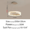 GobekUsa LED Chandelier Pendant Light with Remote Control for Home Decor