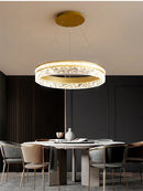 GobekUsa LED Chandelier Pendant Light with Remote Control for Home Decor