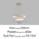 GobekUsa LED Chandelier Pendant Light with Remote Control for Home Decor