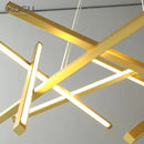GobekUsa LED Chandelier Remote Control Ceiling Pendant Light for Living Room, Dining Room, Bedroom