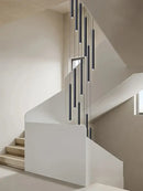 GobekUsa LED Chandelier Stairs Pendant Ceiling Lamp for Hotel Lobby Decor