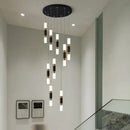 GobekUsa LED Chandelier Stairway Lamp Dining Table Kitchen Lighting Acrylic Chandelier